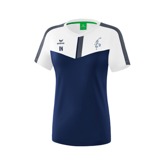 ERIMA Damen Squad T-Shirt inkl. TC Maxdorf Logo & Vereinsname Rücken